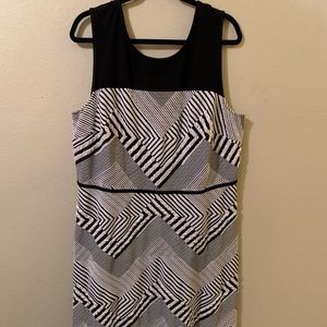 JJill textured print dress